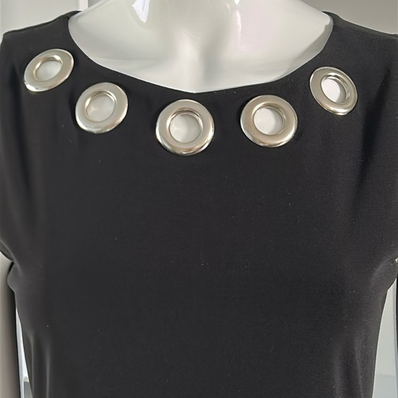 Joseph Ribkoff Grommet Sheath Dress - Picture 9 of 9